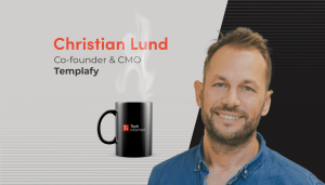 A coffee with… Christian Lund, co-founder & CMO, Templafy