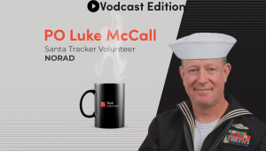 A coffee with… Luke McCall, Santa Tracker volunteer, NORAD