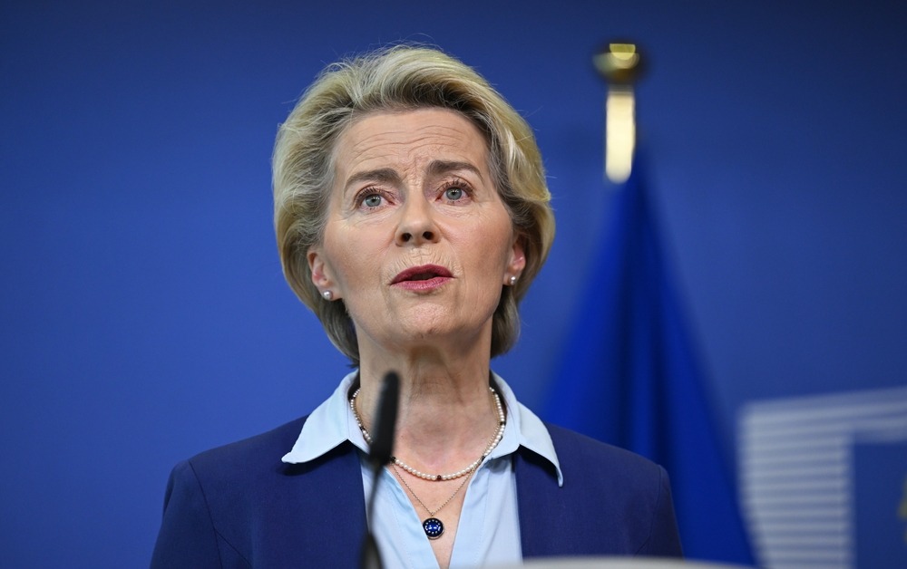 Ursula von der Leyen talks at the AI Action Summit